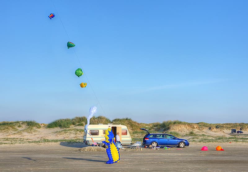 Lakolk Strand, on Romo island in the Wadden Sea