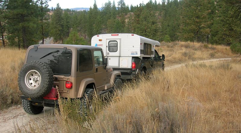 Towing A Jeep into the Wilderness