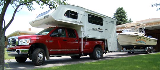 Truck Campers Tow Boats