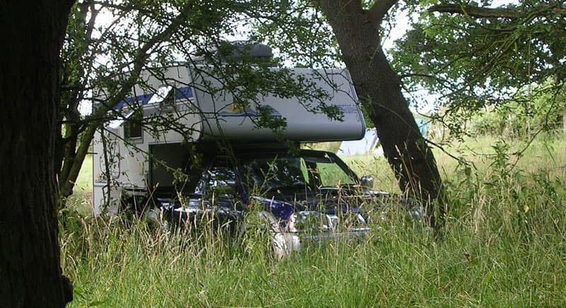 Toyota Hilux and SKarosser camper