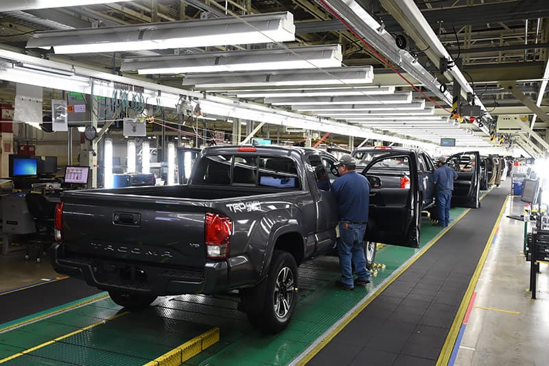 Tacoma truck final inspection