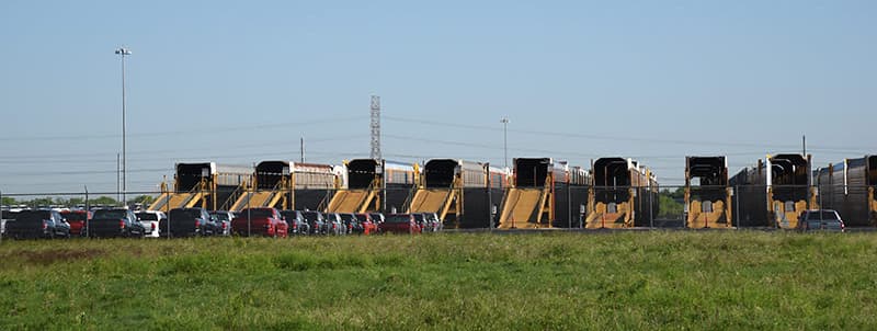 Toyota Truck Train Yard