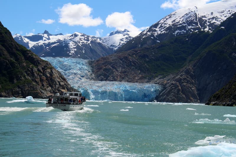 Tracy Arm Fjord glacier Alaska