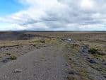 south-america-boondocking-Argentina-Lake-Azul-Volcano