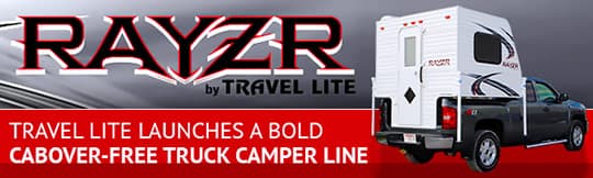 2016 Travel Lite Rayzr truck camper