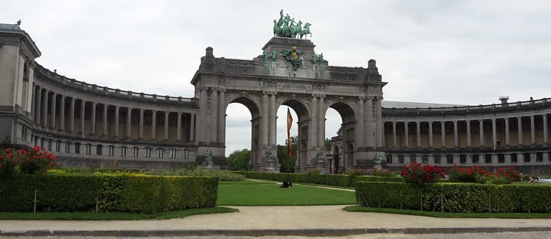 Triumphal Arch In Brussels