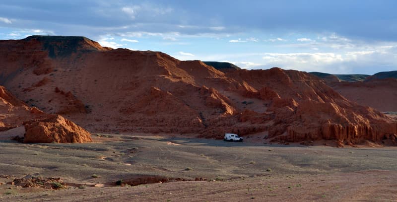 Truck Camper in Mongolia