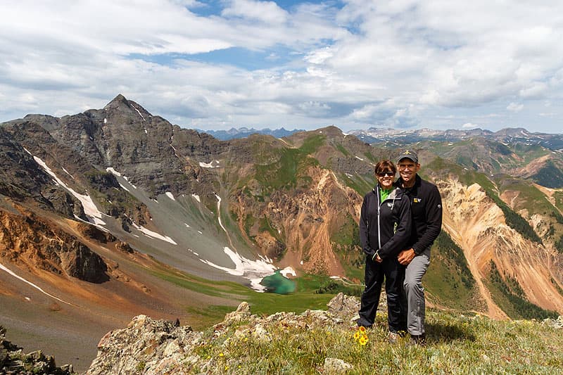 Scott and Lora in Velocity Basin, Colorado