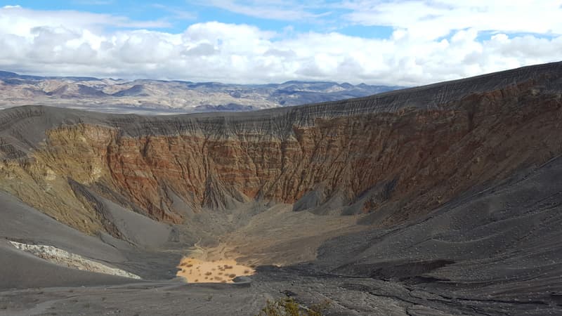 Ubehebe Crater in Death Valley