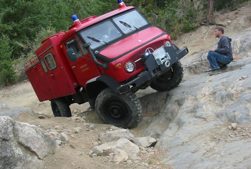 Unimog Before Truck Camper