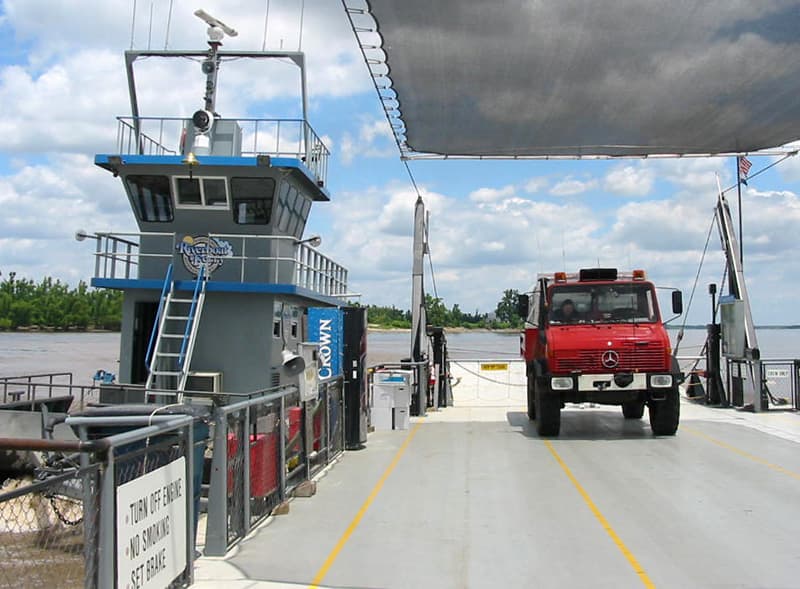 Unimog On A Ferry