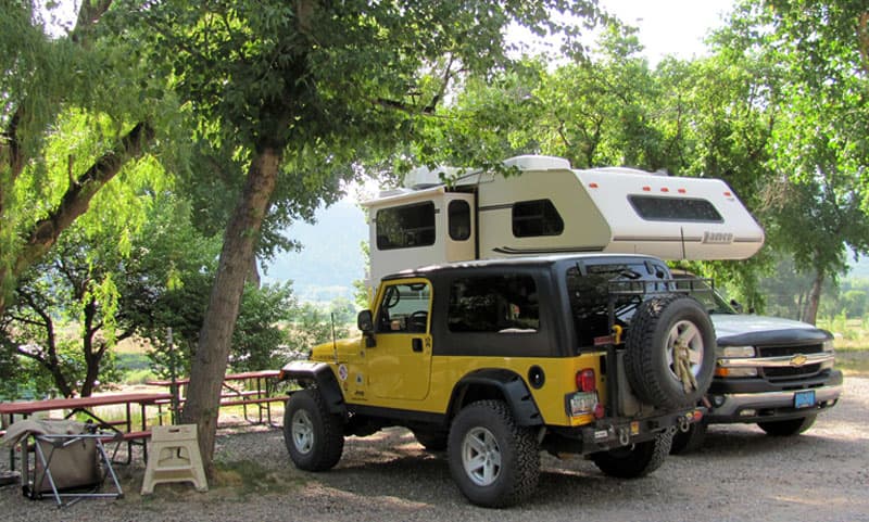 United campground outside of Durango