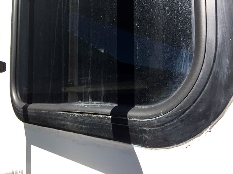 Used Camper Split Window Seal