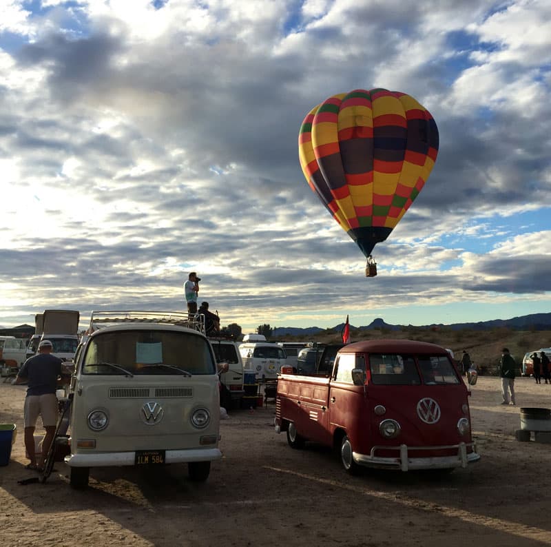 Buses by the Bridge VW balloons