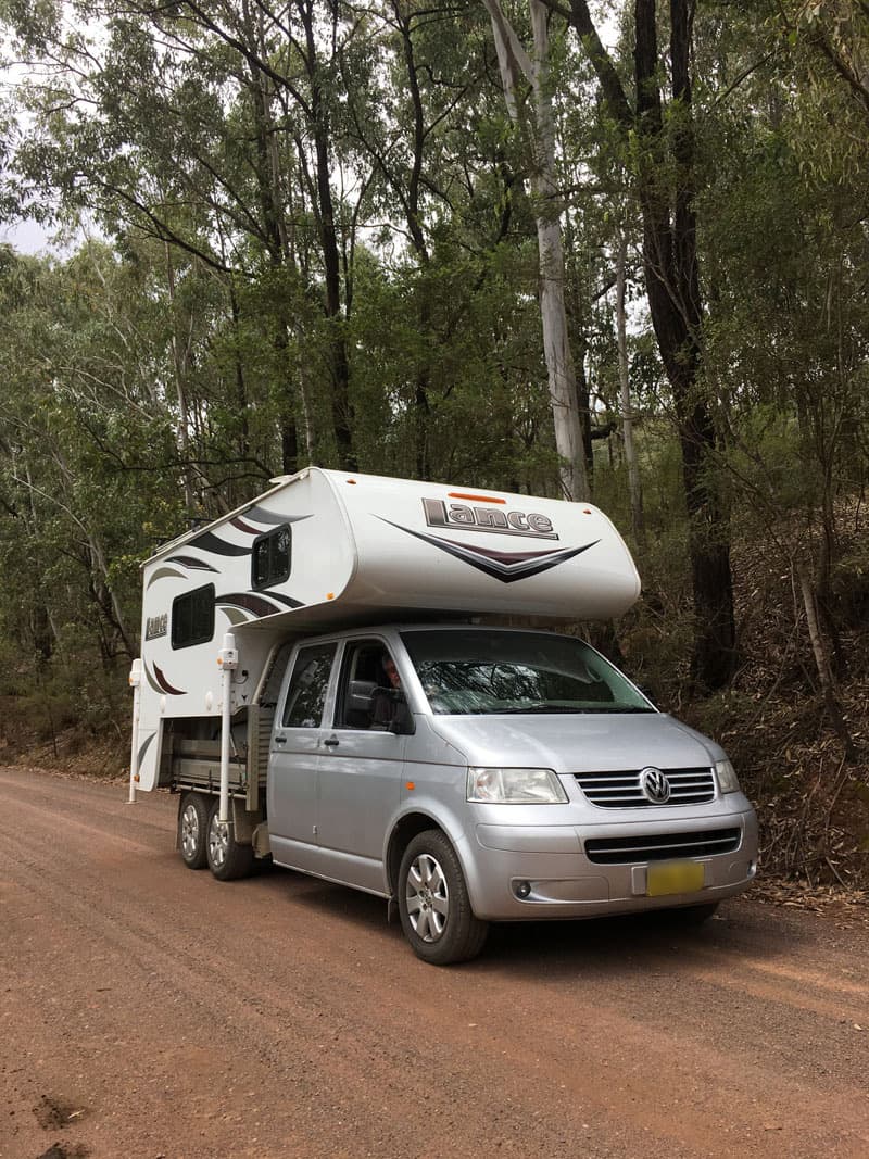 VW Transporter Slide On Camper