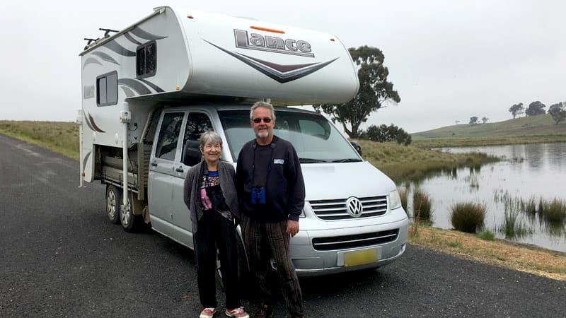 VW Transporter Truck Camper, Rosemary and Irwyn in Australia