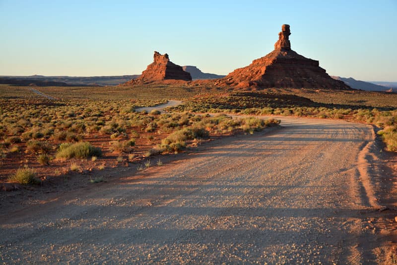 Valley of the Gods, 17 mile road