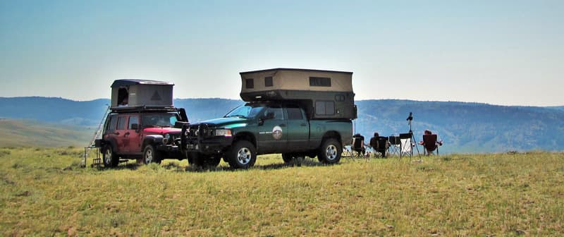 Viewing camp Wyoming