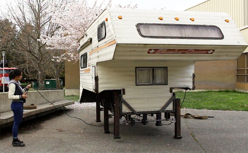 Walking Truck Camper First Steps