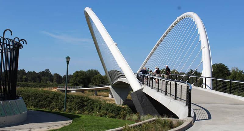 Bridge over Willamette River, Salem, Oregon