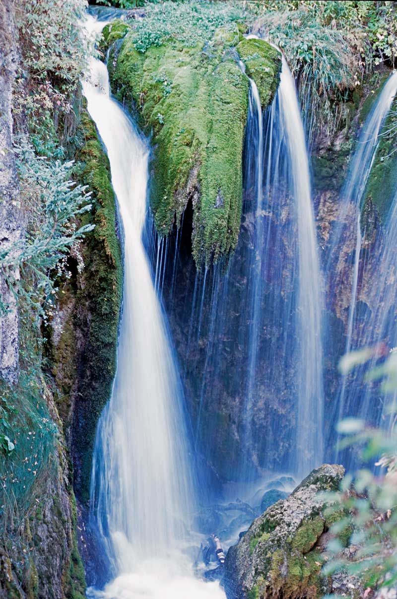 Waterfalls in the Black Hills of South Dakota