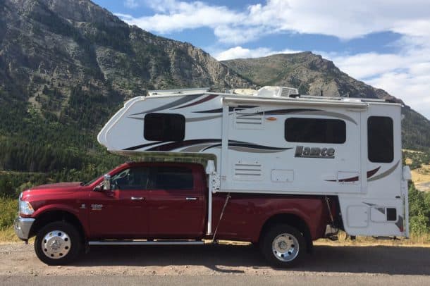 #149 - Chris FoltaWaterton National Park, Alberta, Canada2012 Dodge Ram 35002016 Lance 1172Camera Used - iPhone 6We were driving up to Red Rock Canyon to do some hiking in Waterton National Park after spending the previous week in Jasper National Park and Banff National Park.  We were on a narrow road that had great views of the Rocky Mountains on one side and the beginning of the prairie on the other.  I thought the truck camper would look good in a shot with this background.