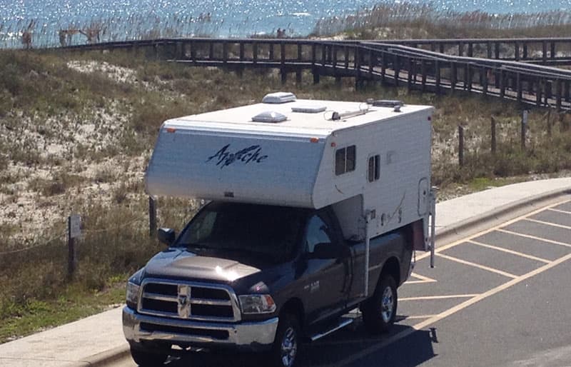 first-camper-St-Georges-Island-State-Park-Florida