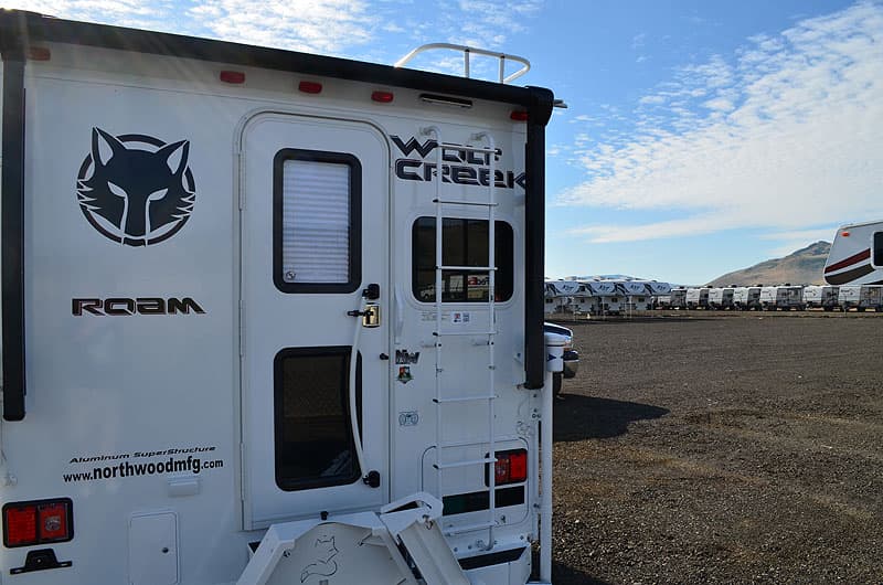 Electric awning in the rear is now part of the Wolf Pack