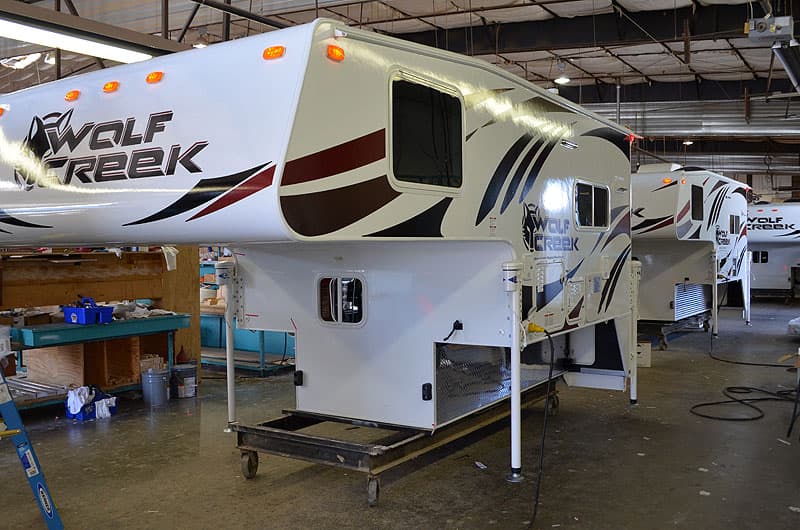 Wolf Creek Campers being manufactured