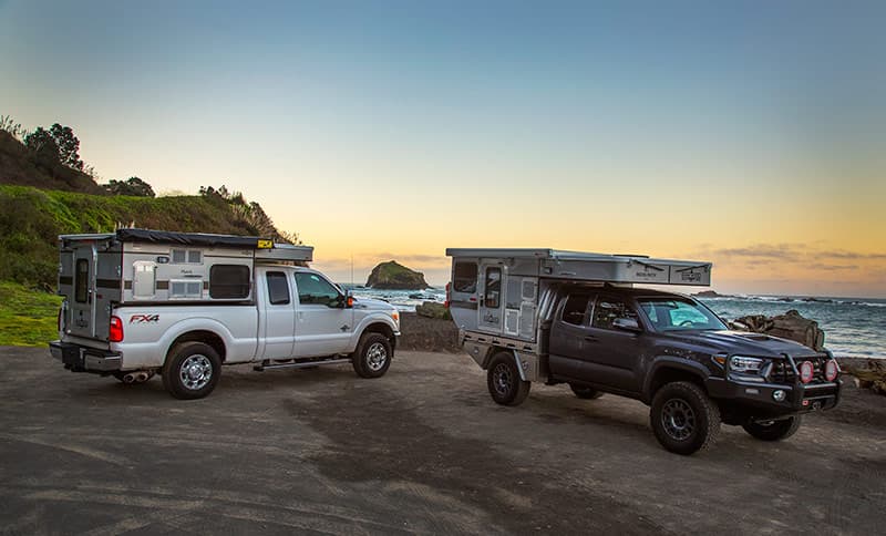 flat aluminum skin on Woolrich Edition Four Wheel Campers