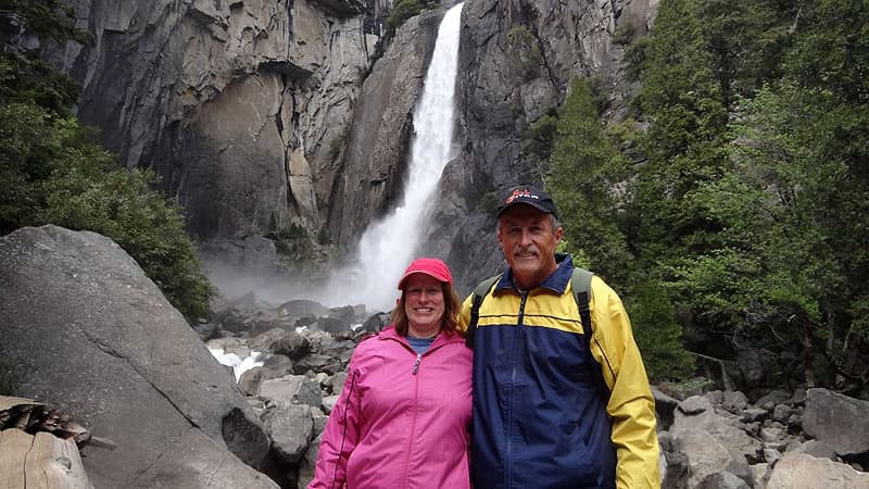 The Coushaines in Yosemite National Park