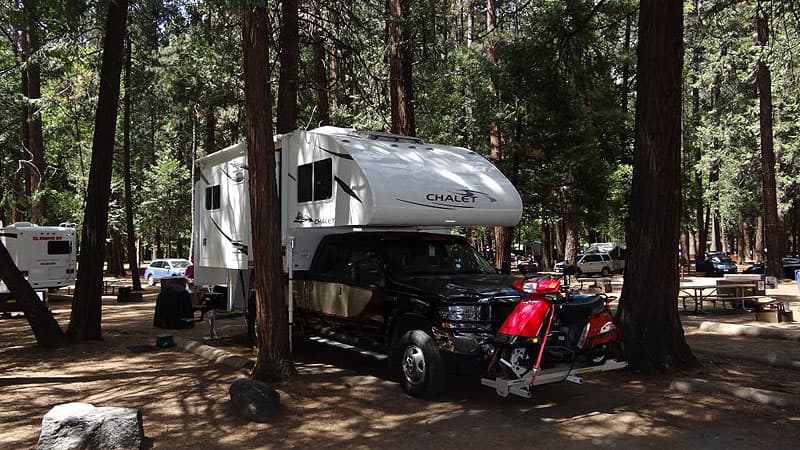 Yosemite National Park truck camping