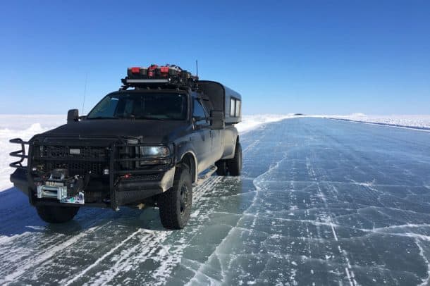 #068 - Zeb FarmerInuvik, Northwest Territories, Canada2005 Ford F3501979 Alaskan CamperCamera Used - iPhone 6We bought the camper at the end of January, in poor condition and spent the following eight weeks rehabilitating it (down to the studs in some areas).  Then, on April 1st, we headed to the Arctic to drive the Dempster Highway and the ice road between Invuvik and Tuktoyaktuk in the Northwest Territories.This was the last year they are going to maintain the ice road, as the finally completed a land bridge.  So, it was either do it by the end of April or take that one off the bucket list.