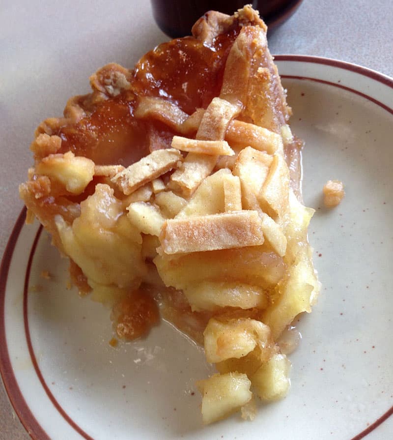 Apple pie on the road