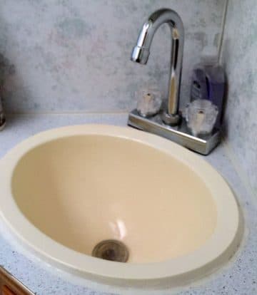 Bathroom sink replacement