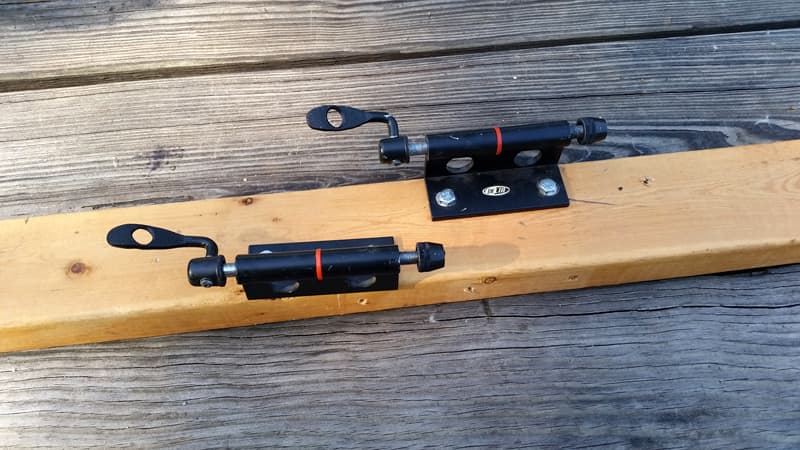 Quick release clamps for bikes