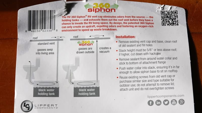 Black Tank siphon directions