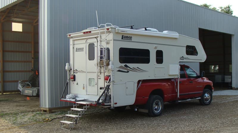 Camping at Farm In Iowa