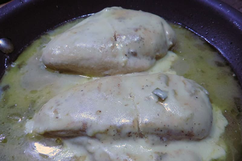 Chicken verde camping dish