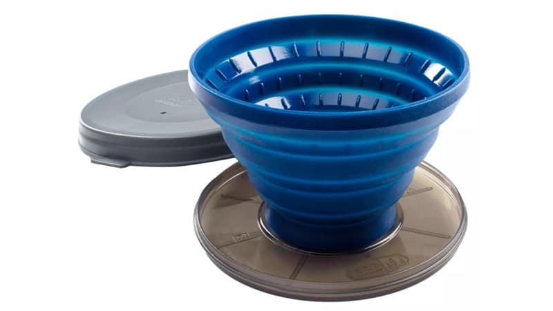 Collapsible Cone Filter Blue