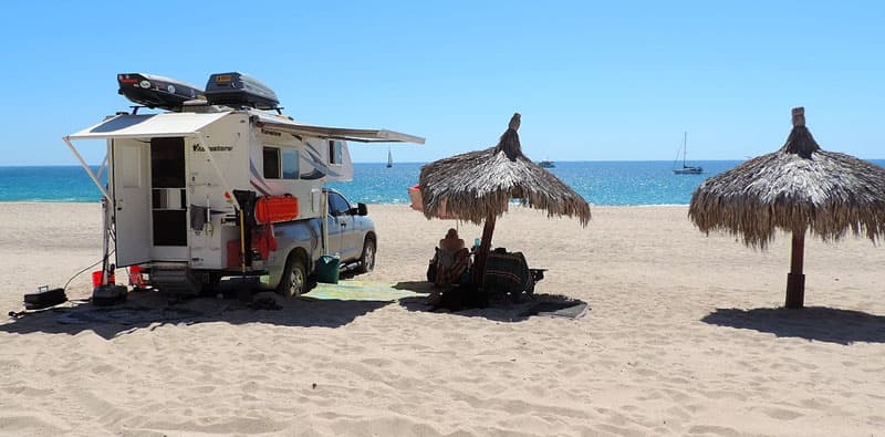 Gourmet cooking is possible while dry camping