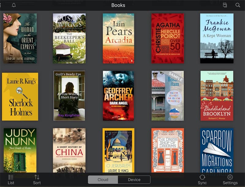 Ereader Book List