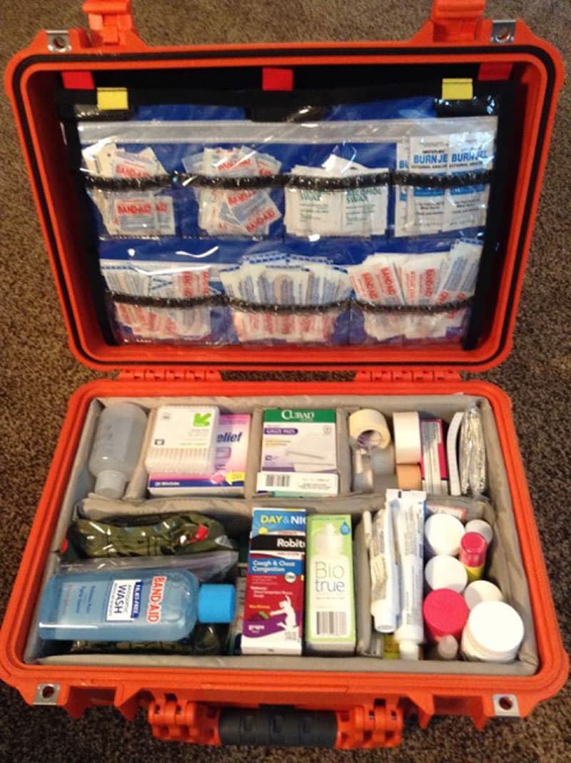 Pelican 1500 EMS case first aid kit