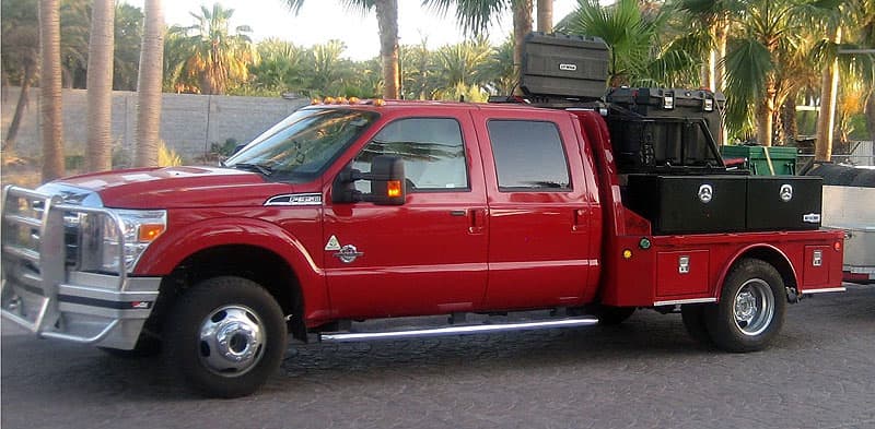 Flatbed Ford dual purpose vehicle