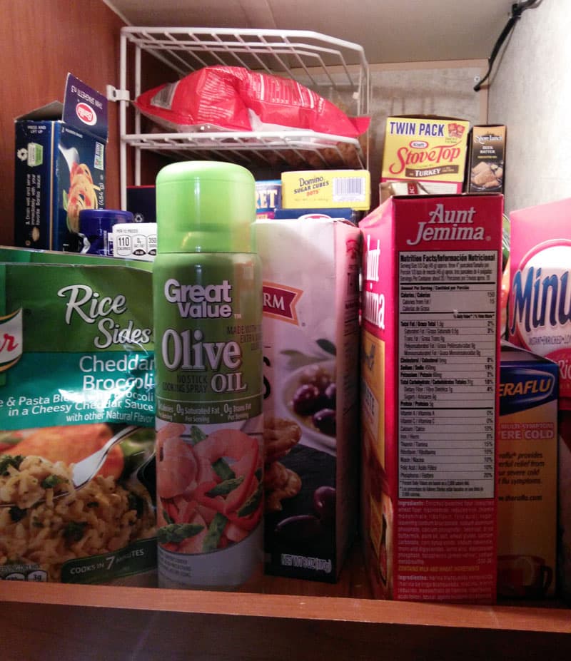 Kitchen cupboard organization