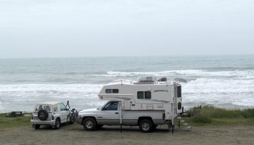 Beach Camping with Northern Lite Camper