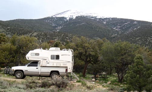 Great Basin National Park, Nevada with Northern Lite camper