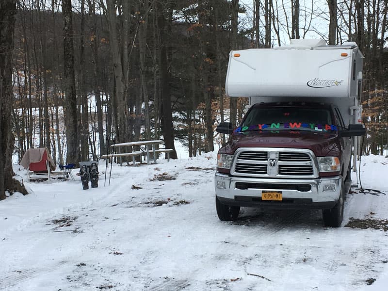 Snow camping Northstar Camper