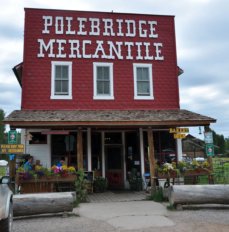 Polebridge Mercantile bakery in Glacier Montana