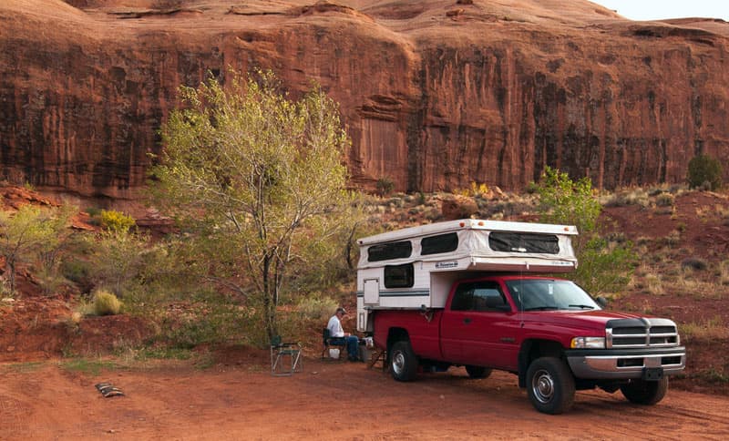 Pop Up Camper Campsite